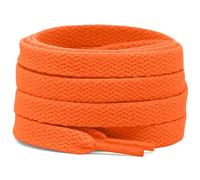 DELELE 2 pares de cordones planos de 5/16 pulgadas para zapatillas atléticas de running, 08 Orange Yellow, 70.87" Inch (180CM)