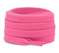 DELELE 2 pares de cordones planos de 5/16 pulgadas para zapatillas atléticas de running, 13 Fluorescent Pink, 70.87" Inch (180CM)