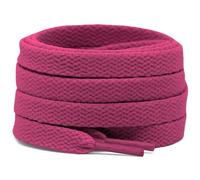 DELELE 2 pares de cordones planos de 5/16 pulgadas para zapatillas atléticas de running, 14 Hot Pink, 23.62" Inch (60CM)