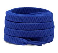 DELELE 2 pares de cordones planos de 5/16 pulgadas para zapatillas atléticas de running, 18 azul zafiro, 70.87" Inch (180CM)