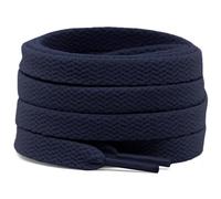 DELELE 2 pares de cordones planos de 5/16 pulgadas para zapatillas atléticas de running, 19 Navy, 70.87" Inch (180CM)