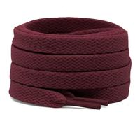 DELELE 2 pares de cordones planos de 5/16 pulgadas para zapatillas atléticas de running, 22 Dark Red, 70.87" Inch (180CM)