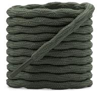 DELELE 2 pares de zapatos redondos con forma de onda no deslizante, resistentes y duraderos, para exteriores, cordones para zapatos de senderismo, 12 verde oscuro, 43" Inch (110CM)