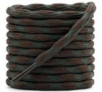 DELELE 2 pares de zapatos redondos con forma de onda no deslizante, resistentes y duraderos, para exteriores, cordones para zapatos de senderismo, 14 verde oscuro y café, 39" Inch (100CM)