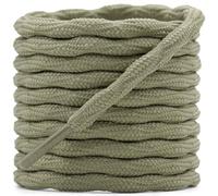 DELELE 2 pares de zapatos redondos con forma de onda no deslizante, resistentes y duraderos, para exteriores, cordones para zapatos de senderismo, 20 Caqui, 51" Inch (130CM)