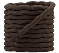 DELELE 2 pares de zapatos redondos con forma de onda no deslizante, resistentes y duraderos, para exteriores, cordones para zapatos de senderismo, 11 Dark Brown, 55.12" Inch (140CM)