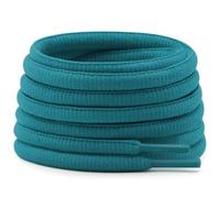 DELELE Half Round Shoelaces Thick 4MM - Cuerdas para zapatos (2 pares), 10 Lake Blue, 70.87"Inch (180CM)