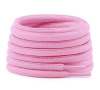 DELELE Half Round Shoelaces Thick 4MM - Cuerdas para zapatos (2 pares), 11 Light Pink, 39.37"Inch (100CM)