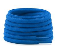 DELELE Half Round Shoelaces Thick 4MM - Cuerdas para zapatos (2 pares), 16 Diamond Blue, 39.37"Inch (100CM)