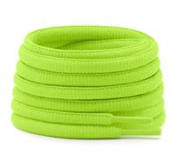 DELELE Half Round Shoelaces Thick 4MM - Cuerdas para zapatos (2 pares), 20 Grass Green, 55.12"Inch (140CM)