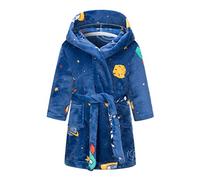 DELEY Albornoz para Niños Niñas Batas con Capucha Pijamas Niños Pequeños Ropa de Dormir Bata Suave Camisón Universo Espacial 6-7 años