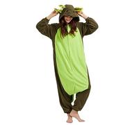 DELEY Axolotl Onesies Pijamas de Una Pieza Animal Cosplay Unisex Ropa de Dormir Disfraz Axolotl Verde Salvaje