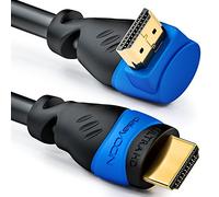 deleyCON 1m Cable HDMI Acodado (Ángulo 270°) - UHD 4K HDR 1080p 2160p EARC - para TV, Barra de Sonido, Monitor, PC, Portátil, Proyector, PS5, Xbox - Negro
