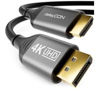 deleyCON 3,0m 4K DisplayPort a HDMI Cable (para Monitor/TV/Proyector) 4K@60Hz, 1080P WQHD @165Hz 144Hz 120Hz 60Hz - DP Conector a HDMI Conector Adaptador para DP Ordenador Tarjeta Gráfica Gaming PC