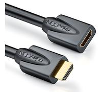 deleyCON 3,0m Extensión HDMI - Compatible con HDMI 2.0a/b/1.4a - UHD 4K HDR 3D 1080p 2160p ARC - Alta Velocidad con Ethernet