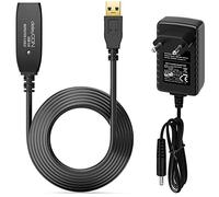 deleyCON 7,5m Extensión de Cable Activa USB 3.0 y 1 Amplificador de Señal y Fuente de Alimentación Cable Repetidor USB3.0 Cable de Extensión PC Ordenador Impresora Escáner