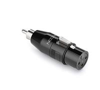 deleyCON Adaptador de Audio XLR a Conector RCA para Cable de 3 Pines - Micrófono, Altavoz, Mezclador, Instrumentos Musicales, Estudio de Grabación