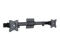 deleyCON Adaptador de Monitor Dual para Monitor 13" - 27" Pulgadas (33-69cm) y 10 Kg Cada uno VESA 100x100 2 Monitores en 1 Brazo de Sujeción Escritorio Apoyo Fijación
