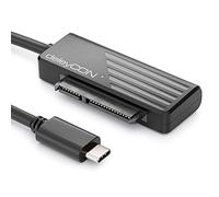 deleyCON Cable Adaptador USB 3.0 SATA USB C a Discos Duros de 2,5" Pulgadas HDDs SSDs 5 GBit/s UASP SATA I II III Plug&Play