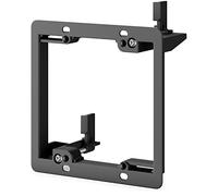 deleyCON Marco de Montaje para Tomas de Pared Placas de Pared Multimedia para Instalación Rápida y Sencilla con un Diseño Duradero