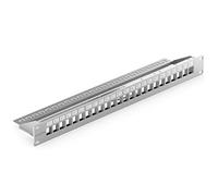 deleyCON Panel Patch 24 Puertos Modular para Módulos Keystone 1 HE 19" Pulgadas Montaje Rack Compatible CAT5 CAT6 CAT7 CAT8 LAN Cable Instalación Gris