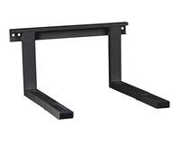 deleyCON Soporte Universal para Microondas Microondas de Montaje en pared Hasta 35kg Extensible a 53,5cm Horno Parrilla de Montaje en Horno Cafetera - Negro