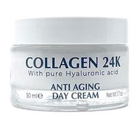 DELFANTI MILANO - COLLAGEN 24K, Crema facial de día antienvejecimiento, Crema de día antienvejecimiento, Made in Italy 50 ml