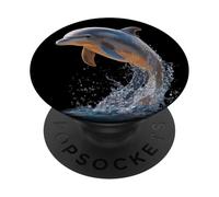 Delfín Buceador Delfines Océano Lindo Delfines Delfín PopSockets PopGrip Adhesivo