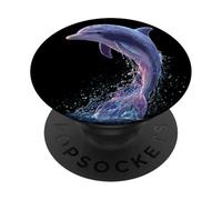 Delfín Buceador Delfines Océano Lindo Delfines Delfín PopSockets PopGrip Adhesivo