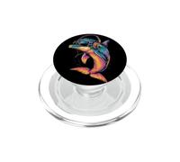 Delfín Buceador Delfines Océano Lindo Delfines Delfín PopSockets PopGrip para MagSafe