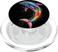Delfín Buceador Delfines Océano Lindo Delfines Delfín PopSockets PopGrip para MagSafe