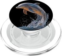 Delfín Buceador Delfines Océano Lindo Delfines Delfín PopSockets PopGrip para MagSafe