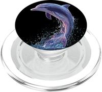Delfín Buceador Delfines Océano Lindo Delfines Delfín PopSockets PopGrip para MagSafe