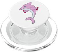 Delfin Culturista Mancuernas Culturismo PopSockets PopGrip para MagSafe