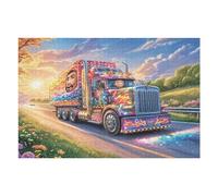 Delfín en Olas Puzzles 1000 Piezas Impossible 3D Ultra Difícil Rompecabezas para Adultos Desafío Intelectual Estera Portátil DIY Moderno Creativo 1000 PCS