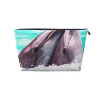 Delfín Impreso., Bolsa de artículos de tocador Bolsa de Maquillaje Bolsa de cosméticos Bolsa de artículos de tocador de Viaje portátil