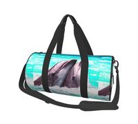 Delfín Impreso., Bolsa de Viaje de Gran Capacidad, Bolso Redondo, Bolsa de Viaje Deportiva, Bolsa de Mano, Bolsa de Fitness