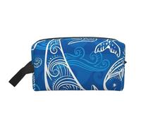 delfín mágico, Bolsa de Maquillaje Bolsa de cosméticos Bolsa de artículos de tocador de Viaje portátil Organizador de Bolsa de Maquillaje