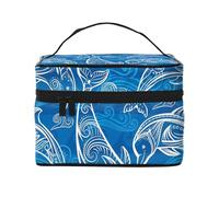 delfín mágico, Bolsa de Maquillaje Bolsa de cosméticos Bolsa de artículos de tocador de Viaje portátil Estuche para lápices Bolsa de artículos de tocador