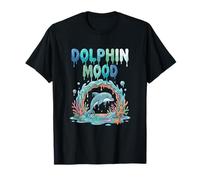 Delfín Mood Cute Ocean Delfín Coral Reef Sea Camiseta
