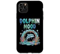 Delfín Mood Cute Ocean Delfín Coral Reef Sea Carcasa para iPhone 11 Pro MAX