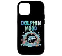 Delfín Mood Cute Ocean Delfín Coral Reef Sea Carcasa para iPhone 12/12 Pro
