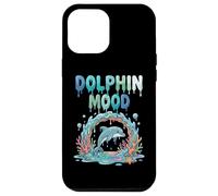 Delfín Mood Cute Ocean Delfín Coral Reef Sea Carcasa para iPhone 12 Pro MAX