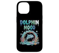 Delfín Mood Cute Ocean Delfín Coral Reef Sea Carcasa para iPhone 14