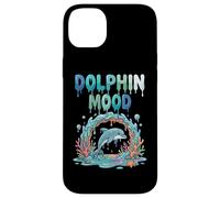 Delfín Mood Cute Ocean Delfín Coral Reef Sea Carcasa para iPhone 14 Plus