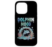 Delfín Mood Cute Ocean Delfín Coral Reef Sea Carcasa para iPhone 14 Pro MAX