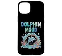 Delfín Mood Cute Ocean Delfín Coral Reef Sea Carcasa para iPhone 15 Plus
