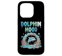 Delfín Mood Cute Ocean Delfín Coral Reef Sea Carcasa para iPhone 15 Pro