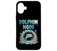 Delfín Mood Cute Ocean Delfín Coral Reef Sea Carcasa para iPhone 16 Plus