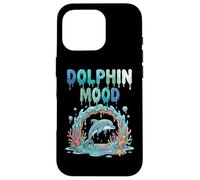 Delfín Mood Cute Ocean Delfín Coral Reef Sea Carcasa para iPhone 16 Pro